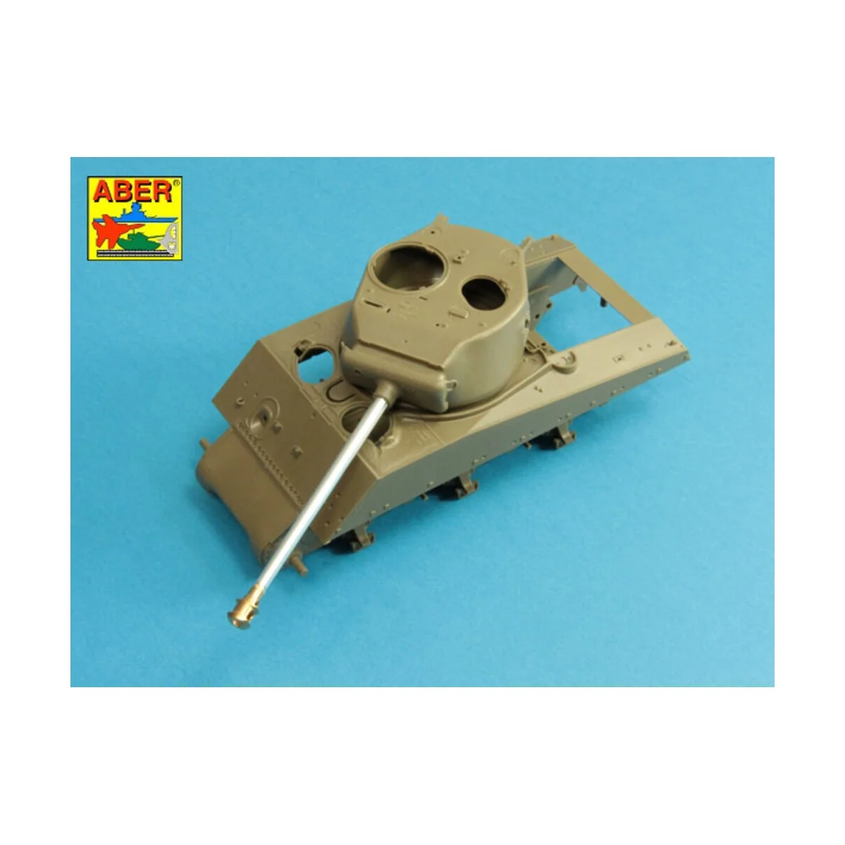 U.S 76 mm M1A2 barrel for Sherman - Aber Models 35 L-137