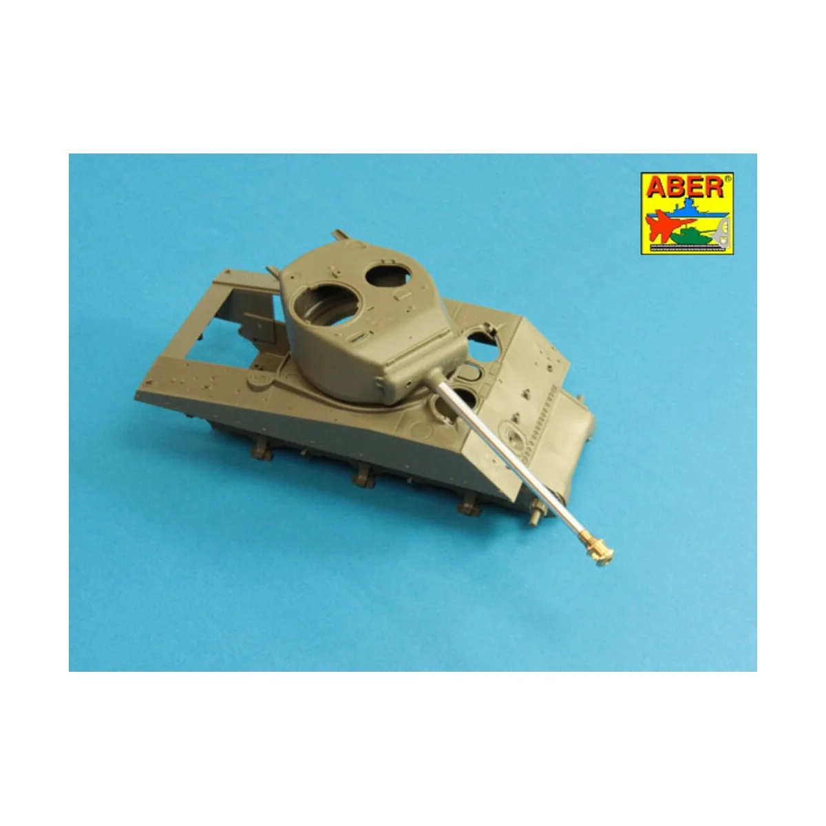 U.S 76 mm M1A2 barrel for Sherman - Aber Models 35 L-137
