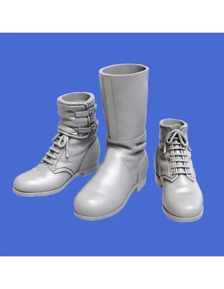 Assorted German soldiers shoes & boots-WWII, 1/35 - Royal Model RM911