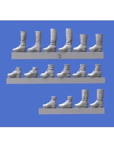 Assorted German soldiers shoes & boots-WWII, 1/35 - Royal Model RM911 2