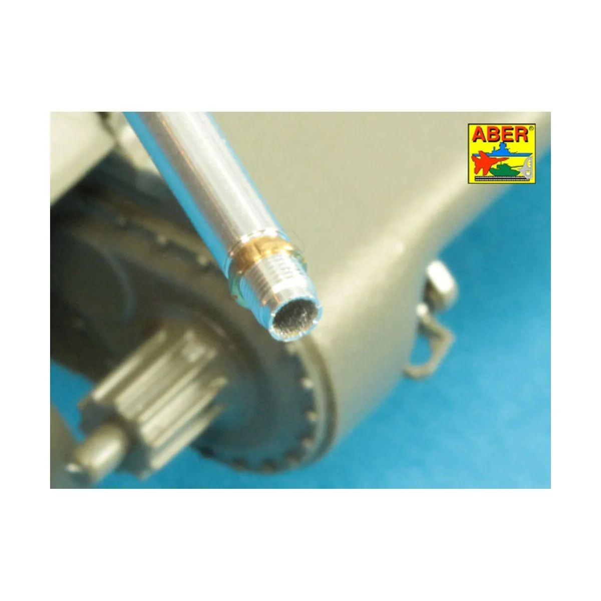 76 mm barrel with protector for Sherman M4, 1/35 - Aber Models 35 L... 76 mm barrel with protector for Sherman M4, 1/35 - Aber Models 35 L...