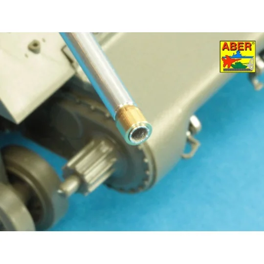 76 mm barrel with protector for Sherman M4, 1/35 - Aber Models 35 L... 76 mm barrel with protector for Sherman M4, 1/35 - Aber Models 35 L...