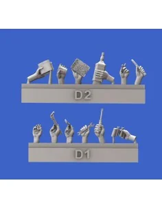 Assorted hands set No.4, 1/35 - Royal Model RM914 2