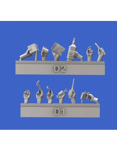 Assorted hands set No.4, 1/35 - Royal Model RM914
