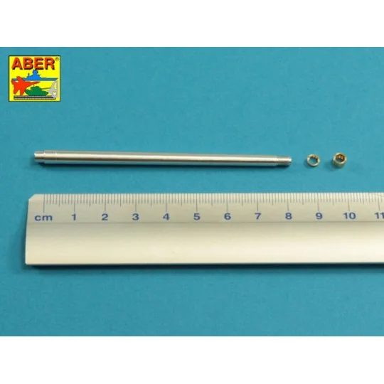 76 mm barrel with protector for Sherman M4, 1/35 - Aber Models 35 L... 76 mm barrel with protector for Sherman M4, 1/35 - Aber Models 35 L...