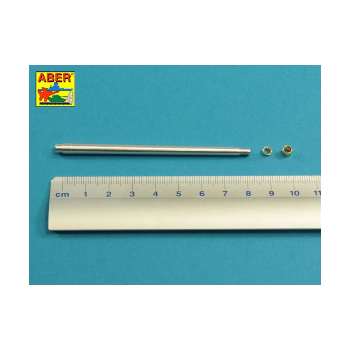 76 mm barrel with protector for Sherman M4, 1/35 - Aber Models 35 L... 76 mm barrel with protector for Sherman M4, 1/35 - Aber Models 35 L...