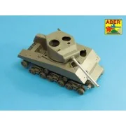 76 mm barrel with protector for Sherman M4 - Aber Models 35 L-138
