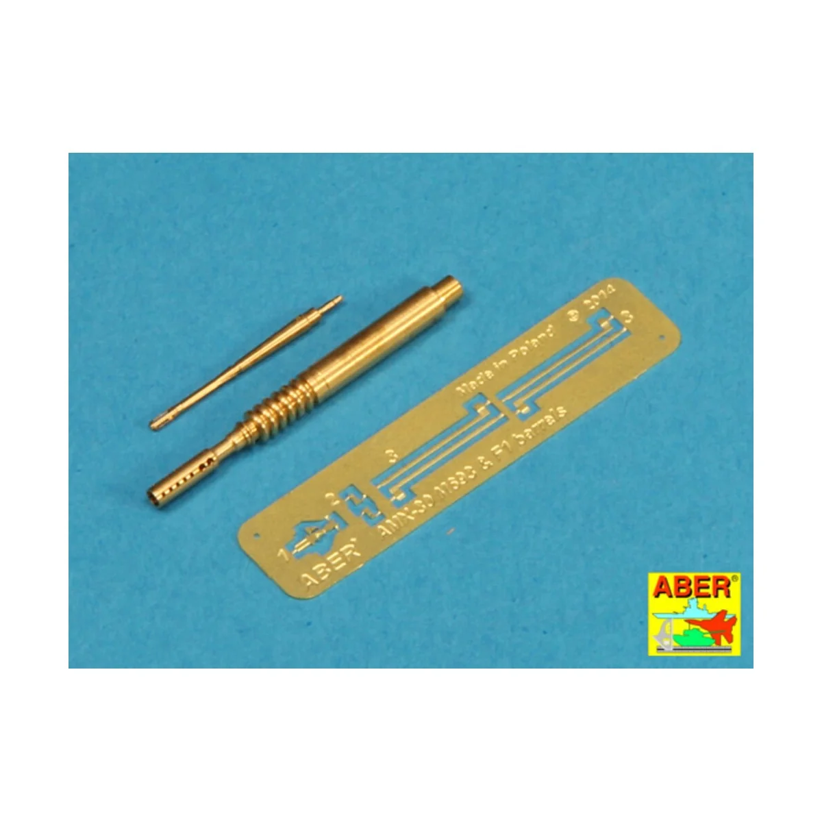 Barrel 20 mm and 7, 62 for AMX-30, 1/35 - Aber Models 35 L-142