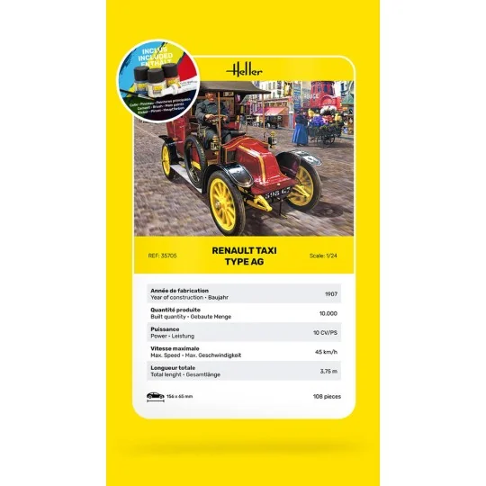 STARTER KIT Renault Taxi Type AG - Heller 35705