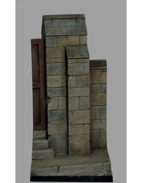 Base with wall and road, 1/32 - Royal Model RM921