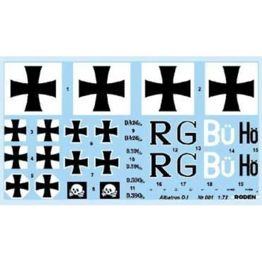 Albatros D.I World War 1, 1/72 - Roden 001