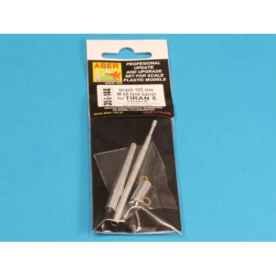 Israeli 105 mm M-68 tank barrel for TIRAN 5-Variant B, 1/35 - Aber ... Israeli 105 mm M-68 tank barrel for TIRAN 5-Variant B, 1/35 - Aber ...