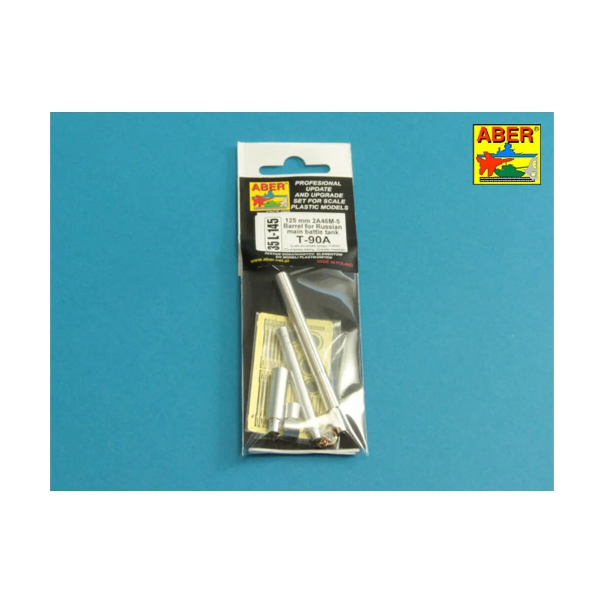 125mm 2A46M-5 Barrel for Russian Tank T-90 & T-90A, 1/35 - Aber Mod...