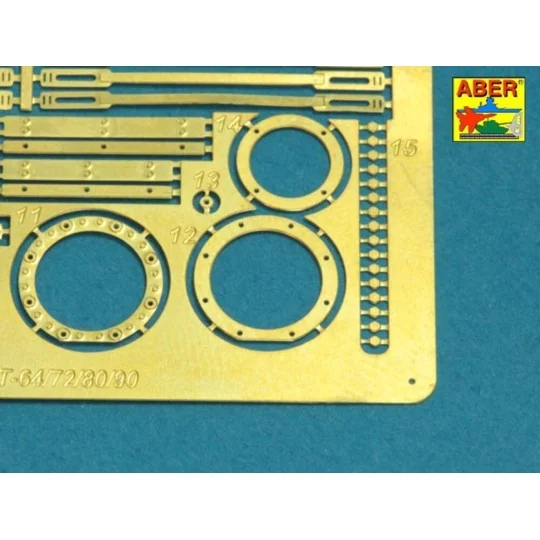 125mm 2A46M-5 Barrel for Russian Tank T-90 & T-90A, 1/35 - Aber Mod...