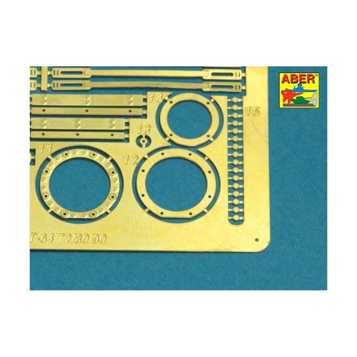 125mm 2A46M-5 Barrel for Russian Tank T-90 & T-90A - Aber Models 35...