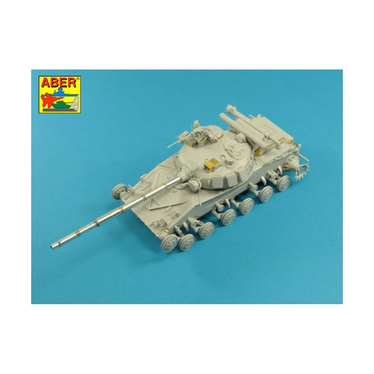 125mm 2A46M Barrel for Russian Tank T-72M1 & T-64A/B - Aber Models ...