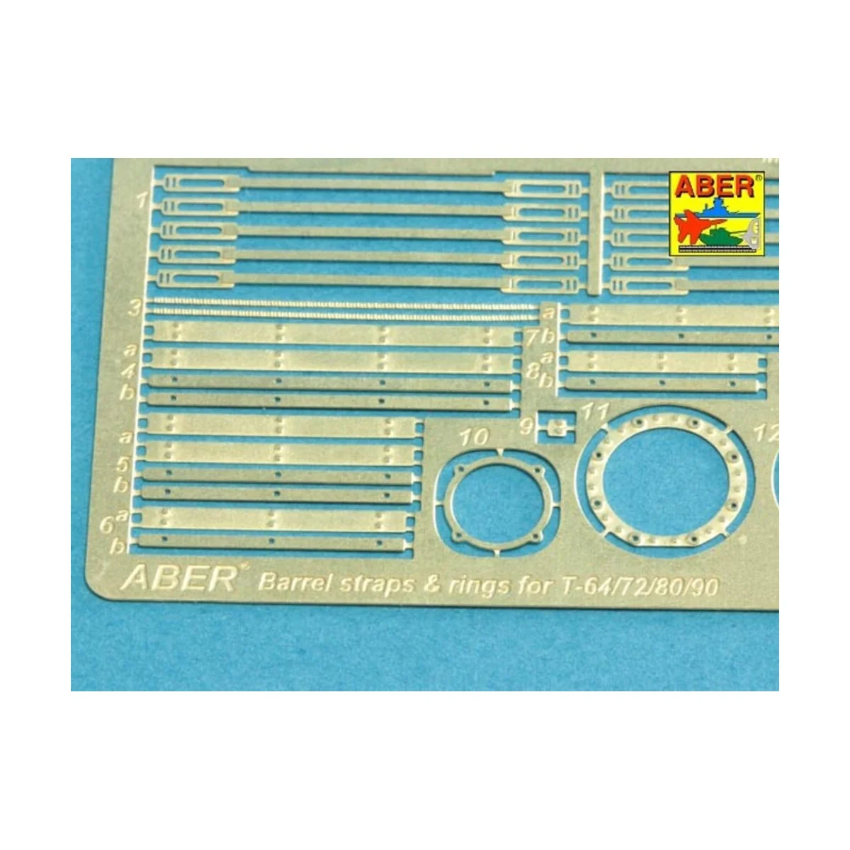 125mm 2A46M Barrel for Russian Tank T-72M1 & T-64A/B, 1/35 - Aber M...