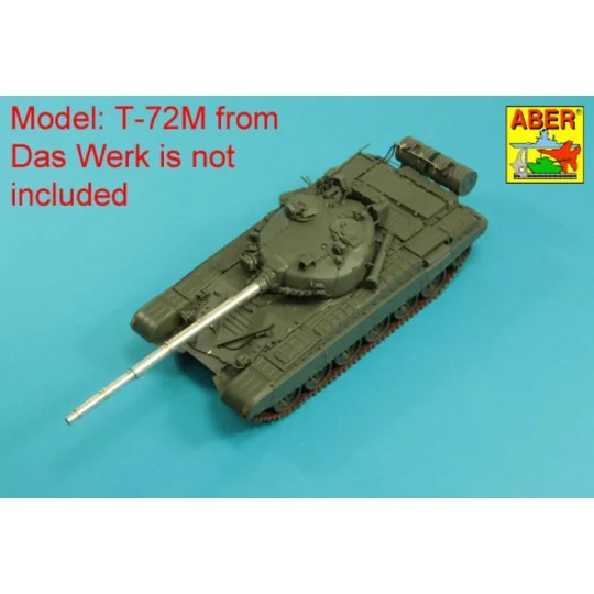 125mm 2A46M Barrel for Russian Tank T-72M1 & T-64A/B - Aber Models ...