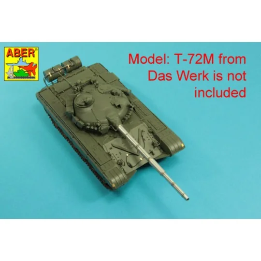 125mm 2A46M Barrel for Russian Tank T-72M1 & T-64A/B, 1/35 - Aber M...