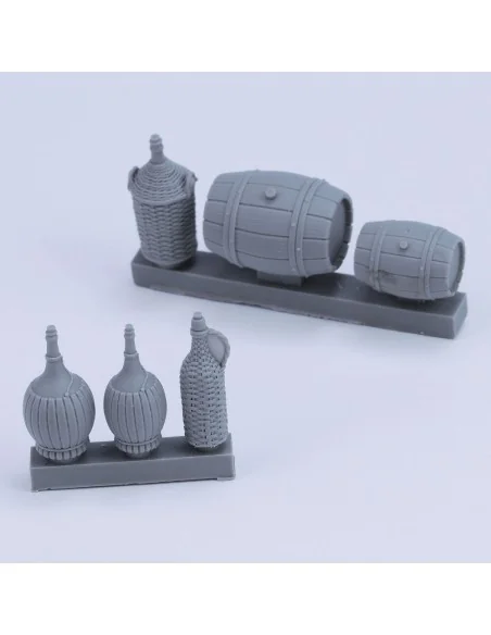 [NO_DESC] Wicker Bottles and small barrels, 1/16 - Royal Model RM954