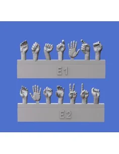 Assorted hands set No.5, 1/35 - Royal Model RM959