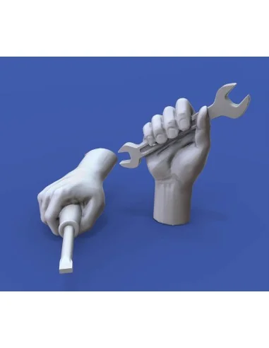 Assorted hands set No. 4, 1/16 - Royal Model RM965