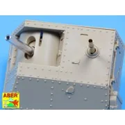 Barrels for Mark IV - Male, 1/35 - Aber Models 35 L-155 Barrels for Mark IV - Male, 1/35 - Aber Models 35 L-155