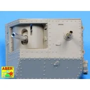 Barrels for Mark IV - Male, 1/35 - Aber Models 35 L-155 Barrels for Mark IV - Male, 1/35 - Aber Models 35 L-155