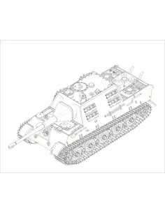 German JagdTiger with 88mm /L71, 1/72 - Trumpeter 07166 2