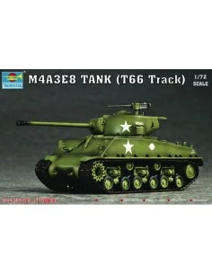 M4A3E8 Tank (T66 Track), 1/72 - Trumpeter 07225