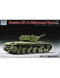 Soviet KV-1S Ehkranami, 1/72 - Trumpeter 07230