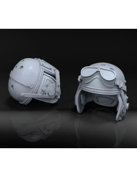 [NO_DESC] U.S. tanker helmets WWII - 2 pcs., 1/16 - Royal Model RM987