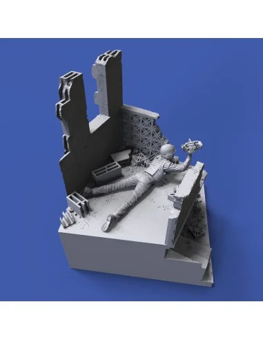 [NO_DESC] Mid orient ruin base 'cm9x9', 1/35 - Royal Model RM988