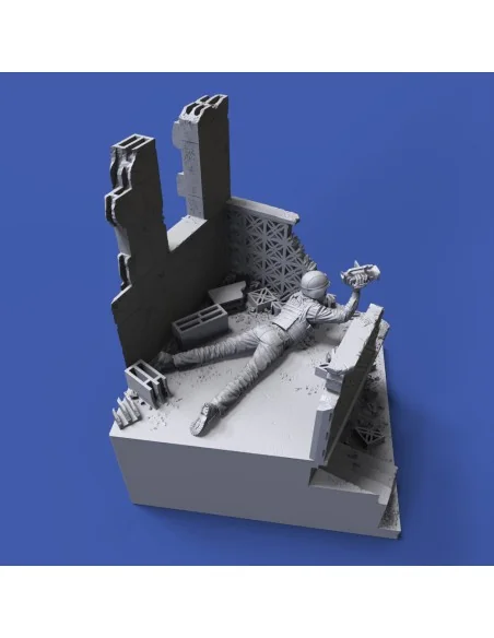 [NO_DESC] Mid orient ruin base 'cm9x9', 1/35 - Royal Model RM988