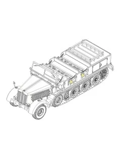 Sd.Kfz.8 Schwerer Zugkraftwagen 12t, 1/72 - Trumpeter 07403 2