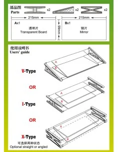 Mirror display stand - Master Tools 08006