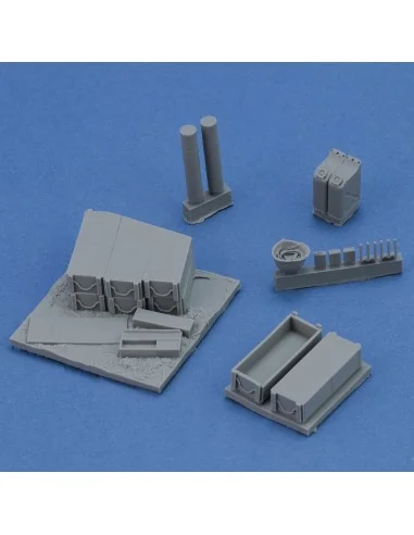 Base with 105 mm Ammo with Cases cm4x4 - Royal Model RM992