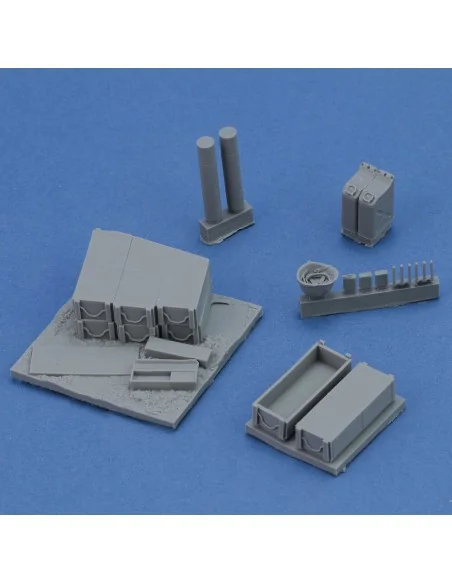 Base with 105 mm Ammo with Cases cm4x4 - Royal Model RM992