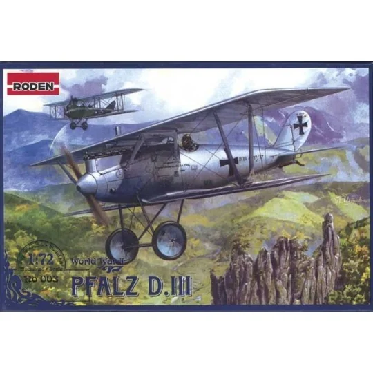 Pfalz D.III World War 1, 1/72 - Roden 003