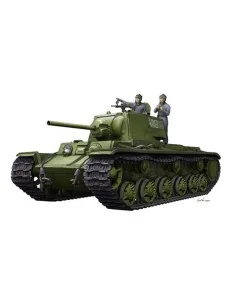 KV-1 1942 Simplified Turret Tank w/Tank Crew, 1/35 - Trumpeter 09597