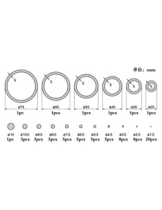 Plastic Circle Board D-set-0, 3mm - Master Tools 09949 2
