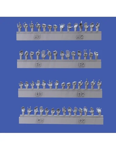 Assorted hands, 1/48 - Royal Model RM1001