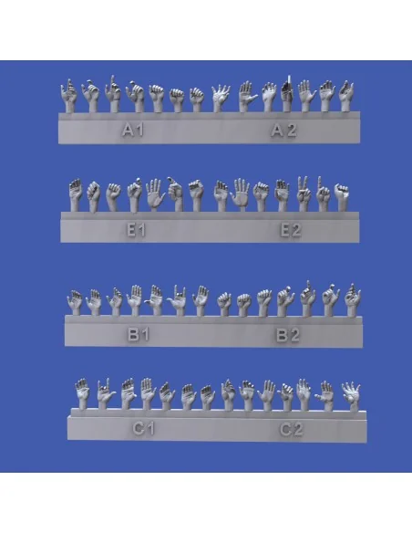 Assorted hands, 1/48 - Royal Model RM1001