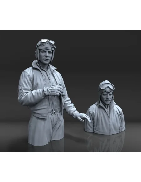 U.S. tank crew WWII - no. 1, 1/16 - Royal Model RM1002