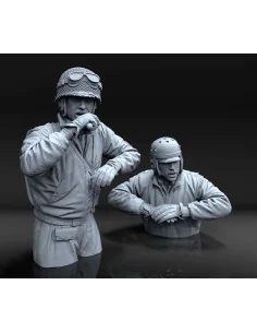 U.S. tank crew WWII - no. 2, 1/16 - Royal Model RM1003