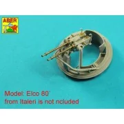 Two barrels to Browning ANM2 with flash hiders, 1/35 - Aber Models ...