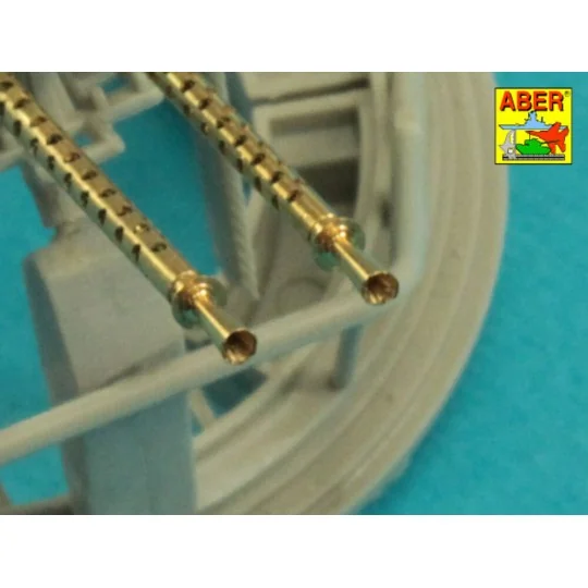 Two barrels to Browning ANM2 with flash hiders, 1/35 - Aber Models ...