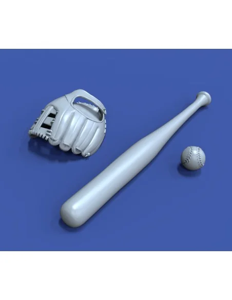 [NO_DESC] Baseball accessories set 3D printed, 1/16 - Royal Model R...