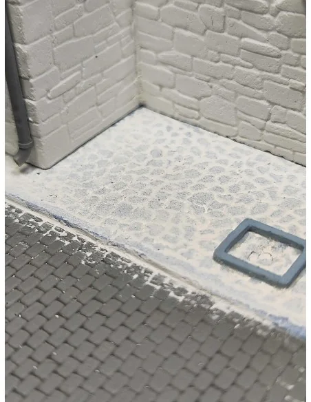Cobblestone street base, 1/72 - Royal Model RM1026
