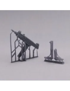 Uzi submachine gun-1 pcs. 3D printed, 1/16 - Royal Model RM1028 2